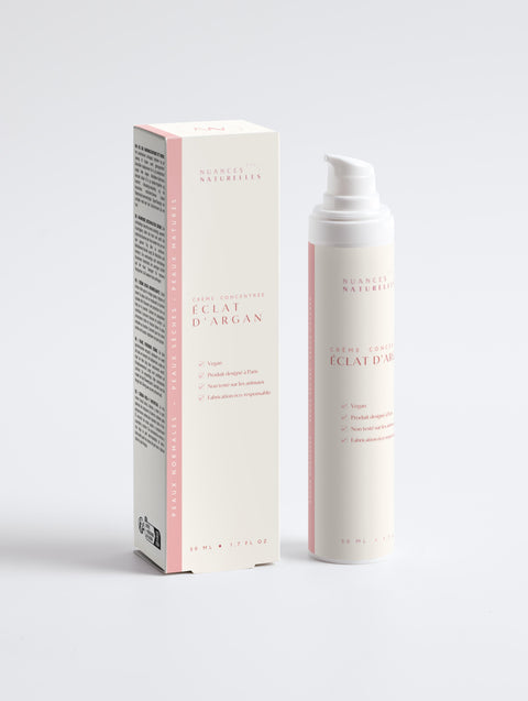 Crème concentré éclat d'argan de chez Nuances Naturelles