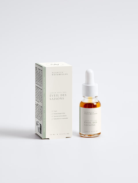 Sérum anti-age Eveil des saisons de chez Nuances Naturelles