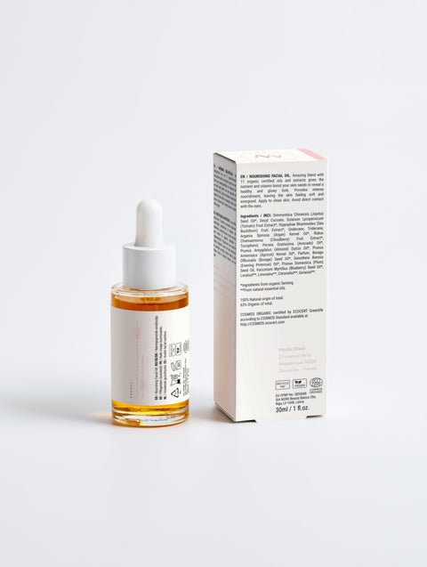 Huile nourrissante visage Nectar doré de chez Nuances Naturelles