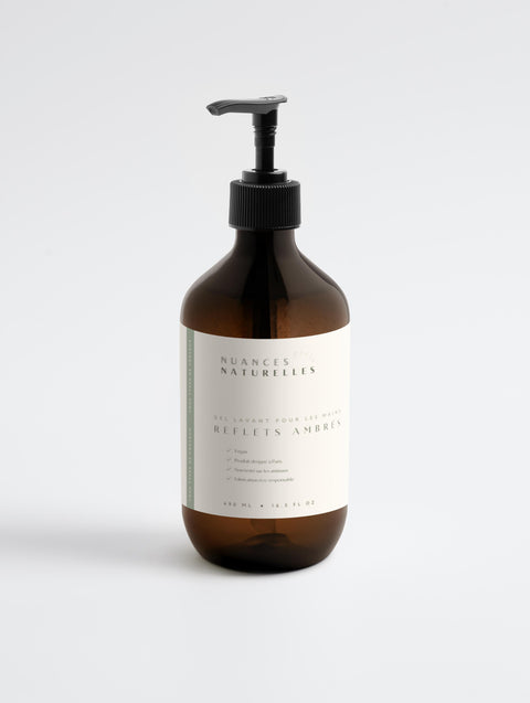 Gel lavant pour les mains Reflets ambrés de chez Nuances Naturelles